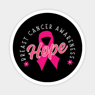 Pink Ribbon Hope Breast Cancer Awareness Magnet